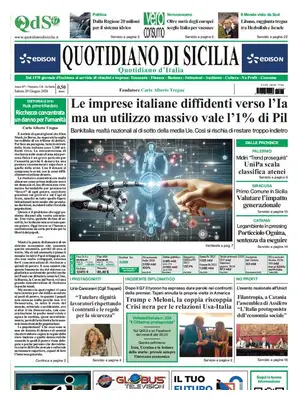 Prima Pagina "Quotidiano di Sicilia"