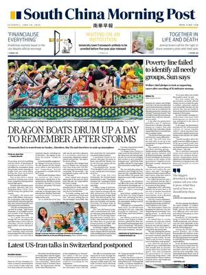 Prima Pagina "South China Morning Post"