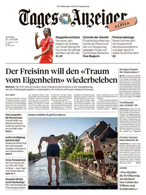 Prima Pagina "Tages-Anzeiger | Tagi TA"