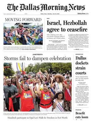 Prima Pagina "The Dallas Morning News"