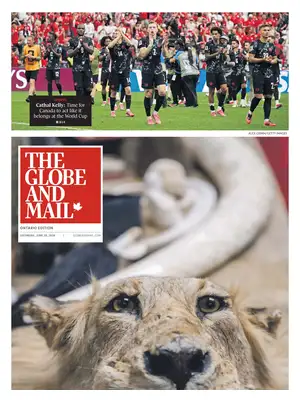 Prima Pagina "The Globe and Mail"