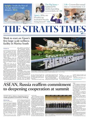 Prima Pagina "The Straits Times"