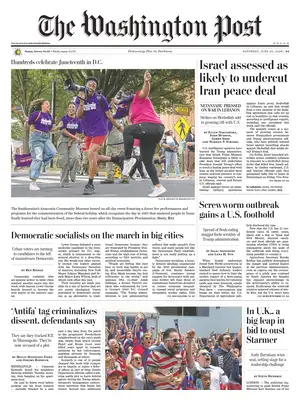 Prima Pagina "The Washington Post"