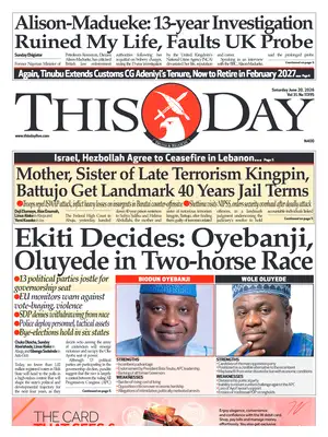 Prima Pagina "ThisDay"