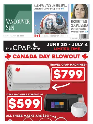 Prima Pagina "Vancouver Sun"